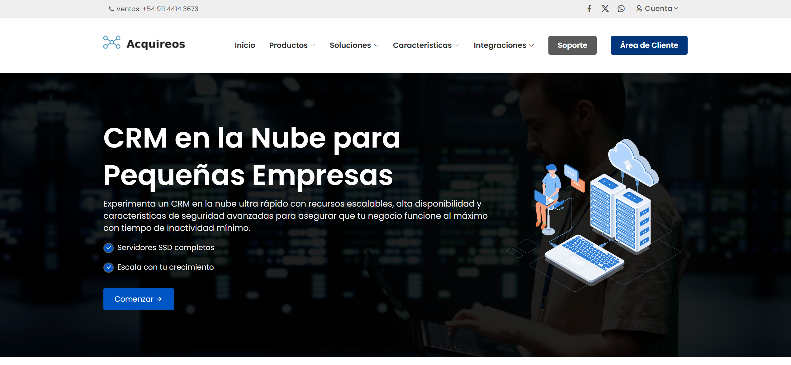CRM en la Nube para Pequeñas Empresas