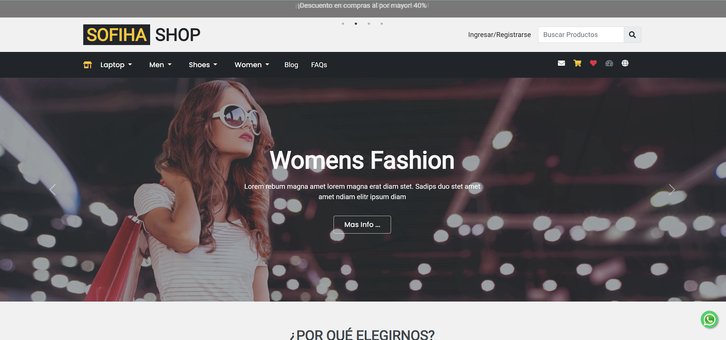 SofihaCloud - E-commerce Profesional